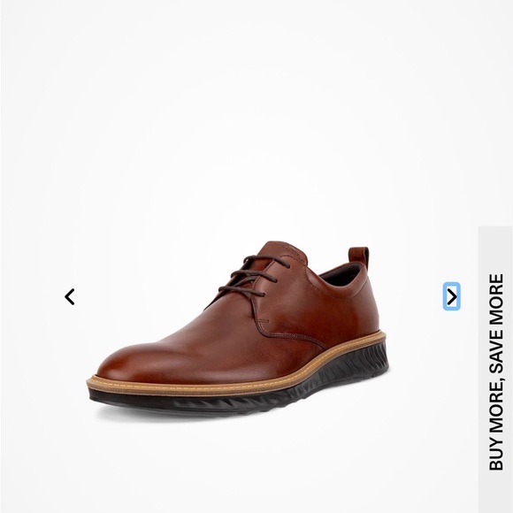 Ecco St.1 Hybrid Men\'s Brown Leather Derby Shoes main image 7